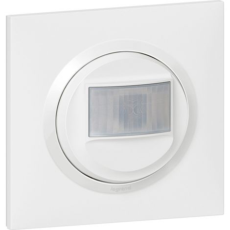 DOOXIE - Détecteur mural sans Neutre 100W LED - complet Blanc (1/3)