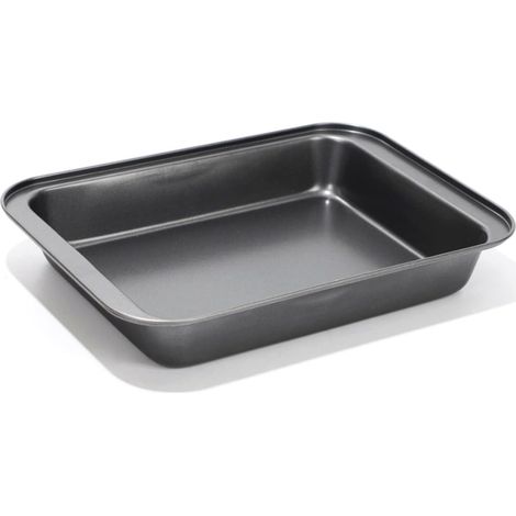 plaque four, plaque de cuisson four, 30 x 20 x 5 cm Moule de Cuisson Antiadhésif Rectangulaire Petit, Moule à Gâteau en Acier Carbone, Moule Cuisson avec des Côtés Hauts pour Cuire et Griller (1/5)