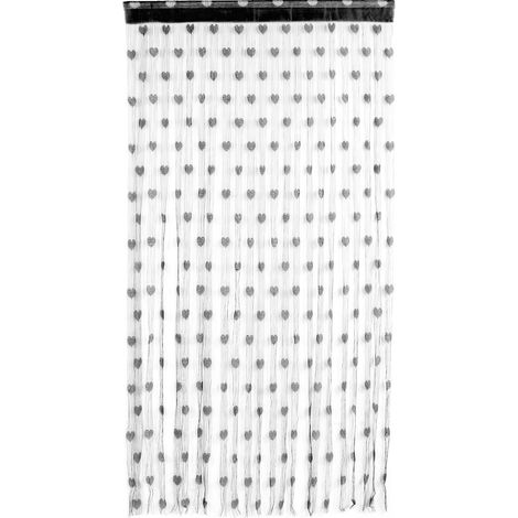 1 Rideau, Polyester, Noir, Coupe-vent, Décoration, Chambre Salon (1/5)