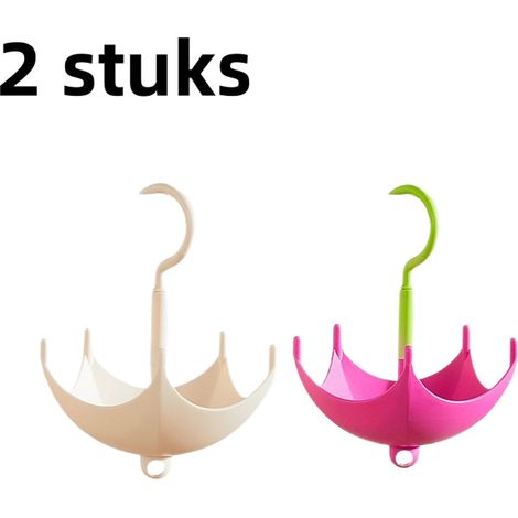 Lot de 2 crochets pivotants multifonctionnels pour badges accessoires et vêtements adaptés au rangement et à la suspension couleurs assorties (1/5)