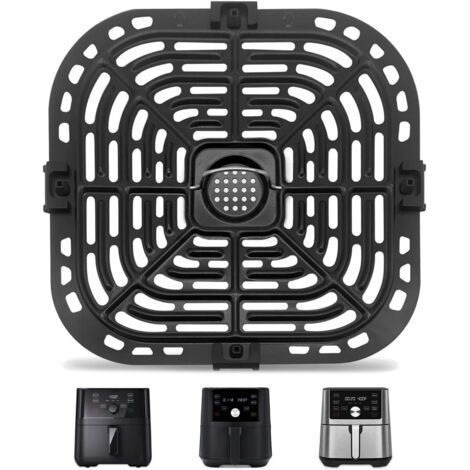 Gourmia GAF735 Grillpfannen-Zubehör Vortex Plus 6 QT, Ersatzteile für Backblech und Rost, Grillplatte, Crisper-Platte, spülmaschinenfest