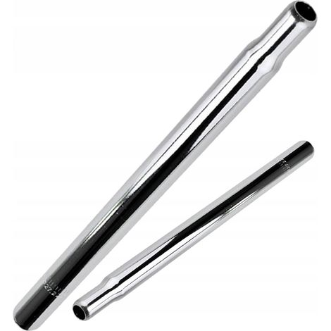 Sattelstütze aus Stahl, 25,4 mm, silber