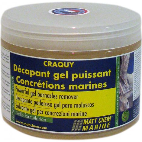 Decapant gel pour concretions marines - MATT CHEM - 500 ml