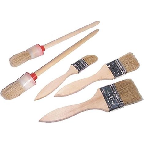 Assortiment de Pinceaux 1-2'' - 3x - No. 4-6 - Précision et polyvalence - Usage Professionnel - Beast (1/5)