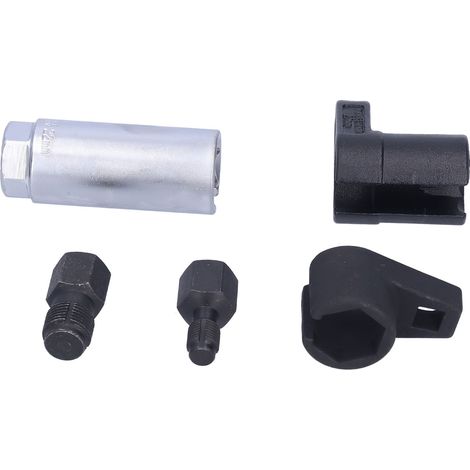 Clé à bougie d'oxygène 5 pièces, douille de démontage de capteur pour Mercedes, outil moderne automobile, kit de remplacement robuste. (1/5)