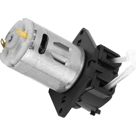 Pompe doseuse 12 V 1x3 à monter soi-même avec tête de tube péristaltique pour analyse chimique en laboratoire d'aquarium