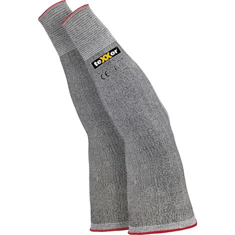 teXXor® Schnittschutz-Armstulpe CUT C, Grau-meliert
