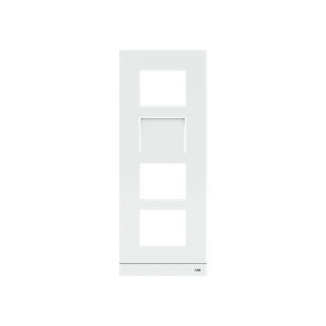Platine 1/4 audio/vidéo blanc 2TMA130160W0003 ABB 41384CF-W