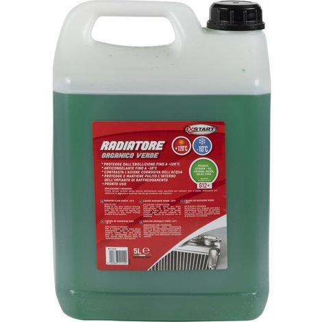 Liquido per radiatore verde G12+ da 5 litri - 10 pronto all'uso