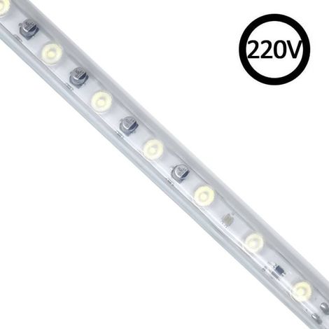 Tira LED 220V WALL WASHER 30º, 1620mm, 1 metro, IP67, 25cm corte, Blanco neutro (1/4)