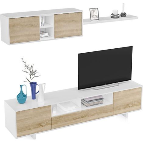 Mueble Salón Belus Estilo Nórdico 200x41 cm (1/10)