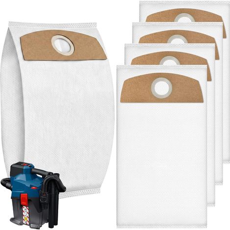 5 Pièces Sacs Aspirateur pour Bosch PRO GAS18V-6LS Sac à Poussière (1/5)