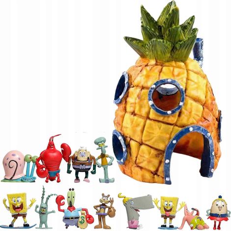 Ensemble de 13 figurines Bob l'éponge