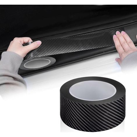 Tira protectora para umbrales de puertas de coche,Protección universal contra arañazos y rozaduras para puertas de coche,100 cm x 5 cm (1/5)