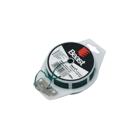 Matassina filo ferro/metallico plastificato per giardino 100m