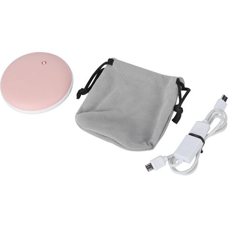 Mini Chauffage Mains USB Portable Rose pour Hiver Bureau Extérieur Voyage (1/5)