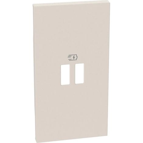 Cover 2 moduli sabbia per articoli K4293CC K4294C bticino Living Now KM12PD
