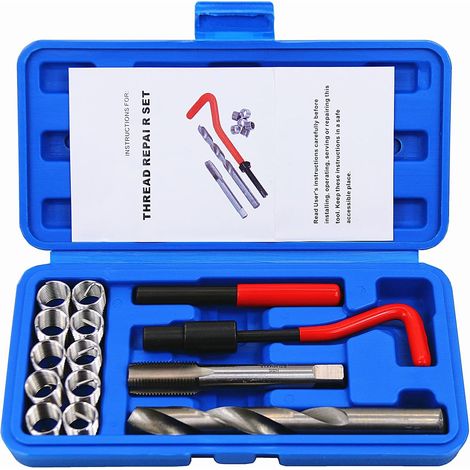 kit de réparation de Filetage de Type Helicoil 14 pièces M14x1.5MM (1/4)