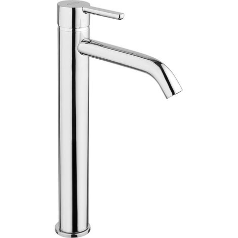 Miscelatore lavabo tipo alto Jacuzzi rubinetteria Sunset ottone cromato per piletta click clack 0SU00493JA01 (1/4)