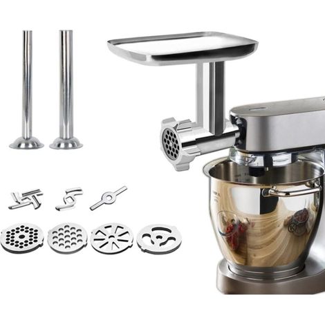 KitchenAid Meat Grinder Accessories KitchenAid with 4 Grinding Discs and 2 Feed Tubes for KitchenAid Artisan Meat Grinder MUMU