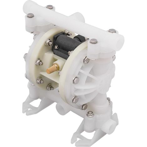 Pompa a membrana pneumatica da 100 psi e 7 GPM, pompa a doppia membrana, pompa ad aria compressa, pompa a membrana per petrolio, metallurgia, estrazione mineraria, bianco