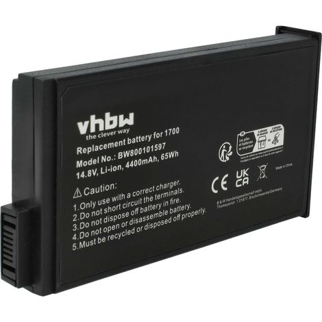 vhbw Akku kompatibel mit HP CompaQ NC6000-DZ819PA, NC6000-DZ535UC, NC6000-DZ821PA, NC6000-DZ820PA, NC6000-DZ822PA Notebook (4400 mAh, 14,4 V, Li-Ion) (1/5)
