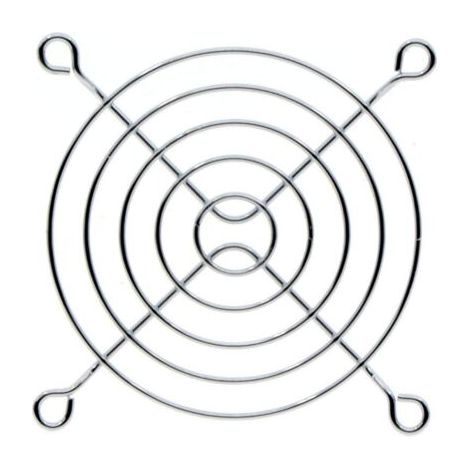 PA 80 mm Lüfter-Fingergrill, 3 Stück, Edelstahl-Grillschutz, Lüfterschutzabdeckung für 80 x 80 mm Abluftventilatoren für Computerausrüstung, Heimwerker (1/4)