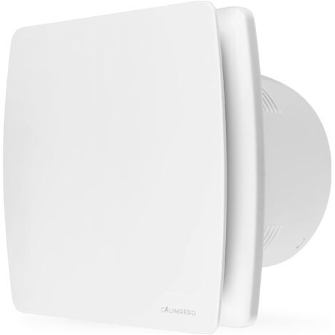 Ventilateur de salle de bain 150mm Avec ralentisseur Et clapet anti-retour, Ventilateur de salle de bain Avec capteur d'humidité, Efficace en énergie 18W, 240m³/h, 35db, Ipx4 (1/5)