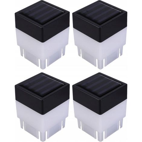 unidades，Columnas de luces solares LED，Columnas de luces solares 7x7，Iluminación solar para jardín，Iluminación solar para jardín，Blanco