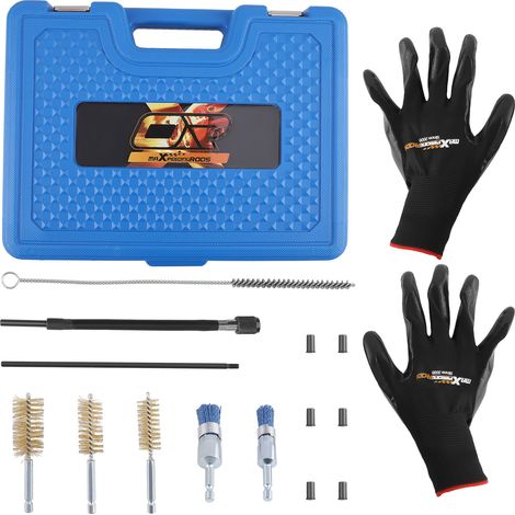 14pcs Universel Injecteur Seats Kit outil Nettoyage des sièges d'injecteur (1/5)