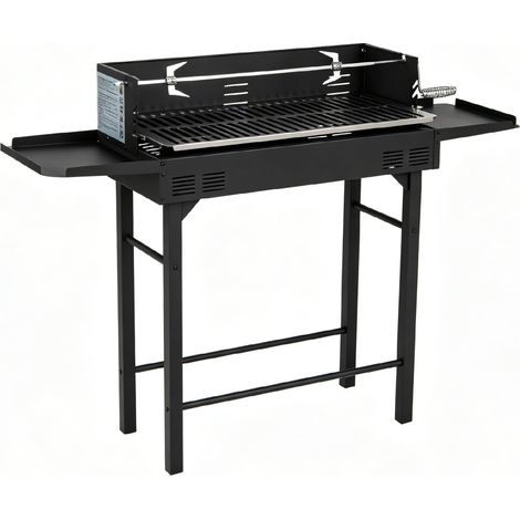 COSTWAY Barbecue au Charbon de Bois Extérieur, Grill de Camping