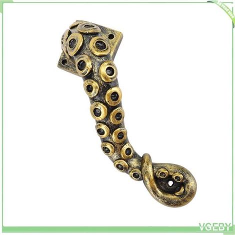 Poignée de porte - FAFEICY - Pieuvre - Design artisanal unique - Résine - Esthétique steampunk (1/5)