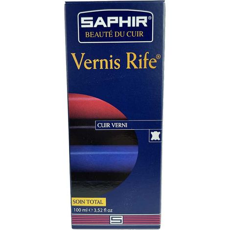 Vernis Rife liquide cuir noir 100ml Saphir (1/2)