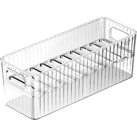 Boîte De Rangement Transparente pour Étuis De Téléphone, Compartimentée, Multifonctionnelle, pour Décoration De Table, Le Bureau Ou Maison (1/5)