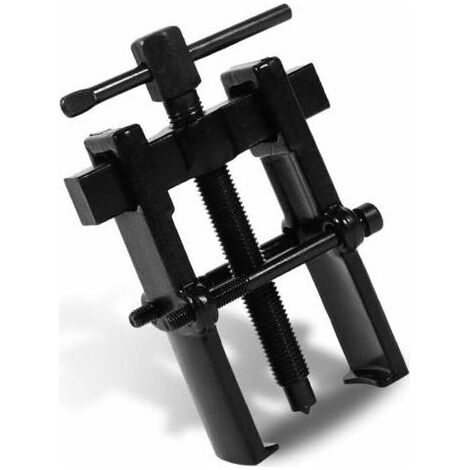Extracteur de roulement réglable à deux mâchoires en acier au carbone - extracteur droit pour pompe et poulie,3inch(38 x65mm) (1/4)