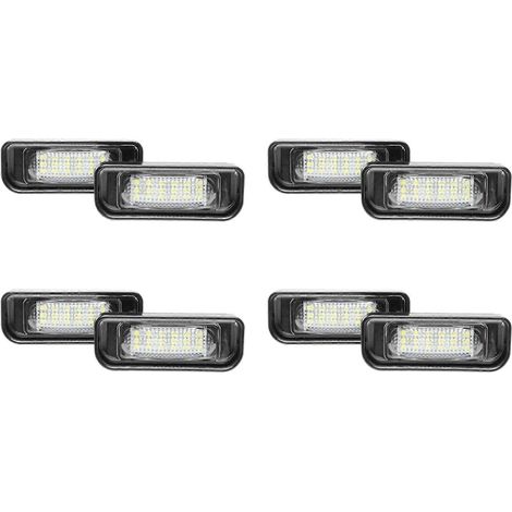 luces LED blancas para matrícula para Mercedes Benz Clase S W220 1999-2005 (