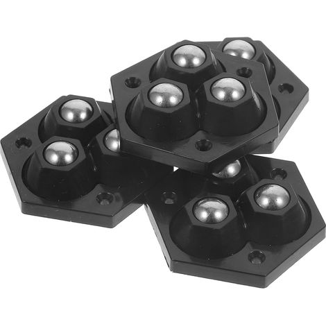 de 4 roulettes pivotantes adhésives à double roulement pour (1/5)
