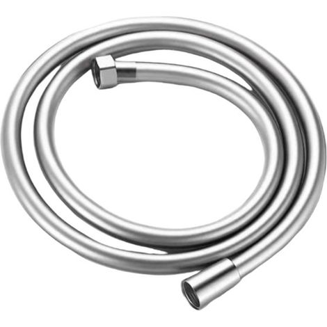 Silberner PVC-Hochdruckduschschlauch – flexibel – glatt – praktischer Badezimmerschlauch – 3M (1/5)