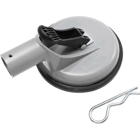 1 base de support de mât de drapeau à ventouse, alliage d'aluminium, mini cadre de support de mât de drapeau à ventouse, fixation murale, métal extérieur. (1/5)