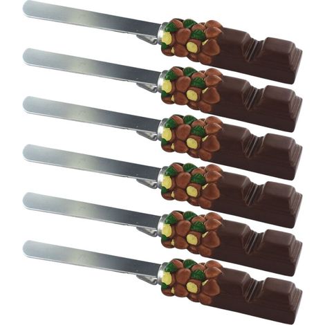 Ensemble de 6 Spatules pour pâte à tartiner 19 cm Fackelmann (1/4)