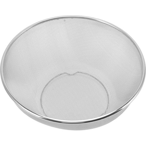 Passoire en acier inoxydable à drainage rapide, diamètre 24 cm, matériau de qualité alimentaire, pour saladier et cuisine. (1/5)