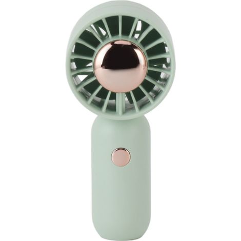 Handventilator, tragbar, USB-aufladbar, kleiner Tischventilator für Studenten, Grün (1/5)