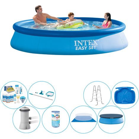 Intex Piscine Easy Set Ronde - 366x76 cm - 8-pièces S21153 (1/5)