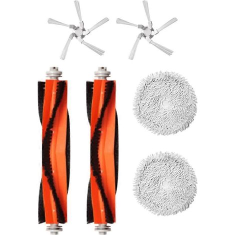 Lot de 6 pièces pour aspirateur W10/W10 Pro : brosse principale amovible, chiffon de nettoyage ménager. (1/5)