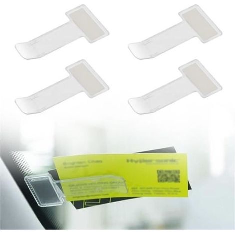 Car Caduceus Door Windshield Ticket Clip, Ride-Hailing Card Holder, Disabled Parking Card Holder, Plastic Parking Ticket (1/4)