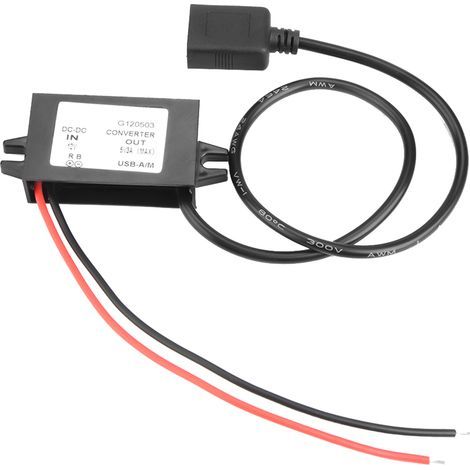 USB-Abwärtswandler-Netzteilmodul DC-DC 12 V auf 5 V 3 A (1/5)