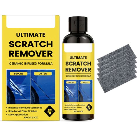 Kit de réparation des rayures de voiture - Nanopolish 100 g pour l'entretien quotidien (1/5)