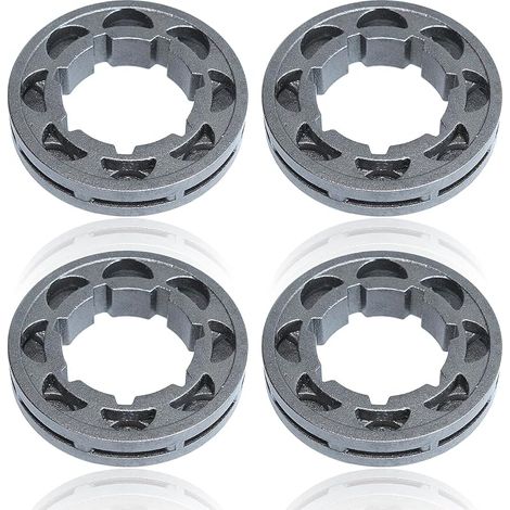 4 pièces 3/8" Jante de pignon (dents) pour Stihl 030, 031, 032, 038, 044, 046, 064, et pour Husqvarna 394 395 Tronçonneuse