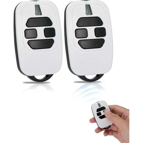 Telecomando 433,92 MHz per cancello compatibile con GTI4, GTI2, GT2/4, Mio TR2/4, Mio TR2N/4N, 4 canali, telecomando per cancello, pulsante per garage (2 pezzi) (1/4)