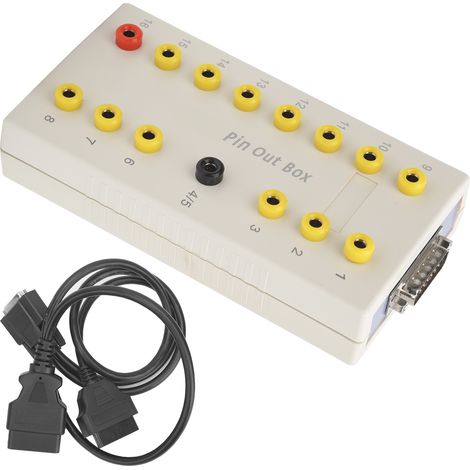Kit de diagnostic OBD2 avec câble, boîtier de test pour tous points, outil d'auto-diagnostic auto. (1/5)